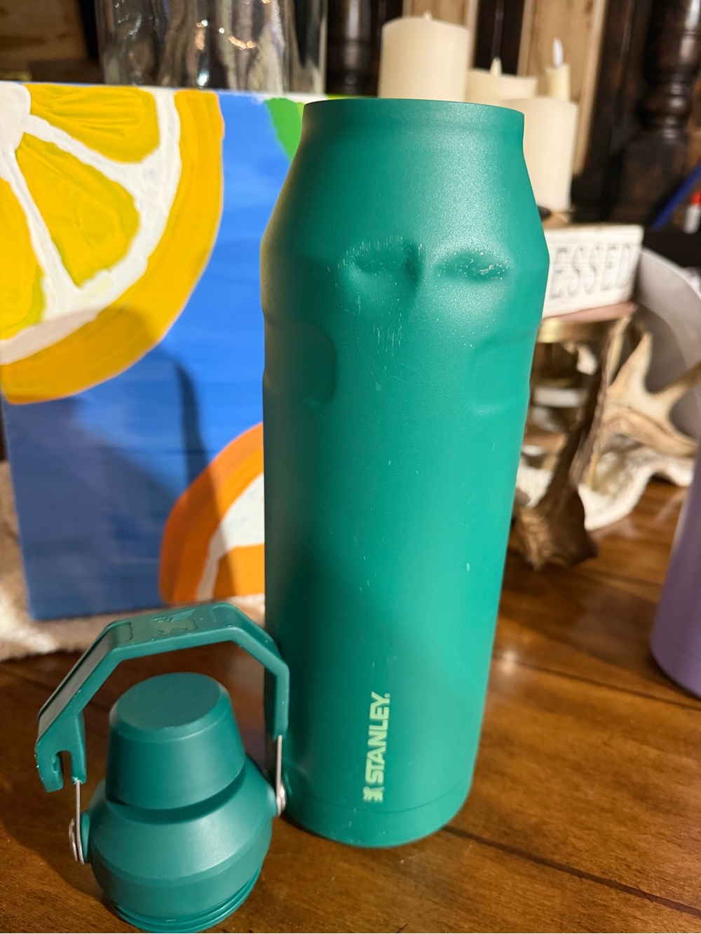 Stanley Teal Green Insulated Bottle